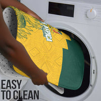 Custom South Africa Soccer Bathroom Set From Protea Roots We Rise - Wonder Print Shop
