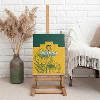 Custom South Africa Soccer Canvas Wall Art From Protea Roots We Rise - Wonder Print Shop