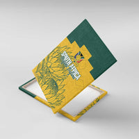 Custom South Africa Soccer Canvas Wall Art From Protea Roots We Rise - Wonder Print Shop
