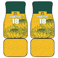 Custom South Africa Soccer Car Mats From Protea Roots We Rise - Wonder Print Shop