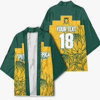 Custom South Africa Soccer Kimono From Protea Roots We Rise - Wonder Print Shop