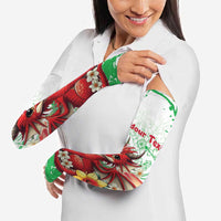 Wales Saint David’s Day Personalized Arm Sleeves Funny Welsh Dragon Daffodil - Wonder Print Shop