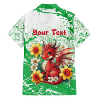 Wales Saint David’s Day Personalized Family Matching Tank Maxi Dress and Hawaiian Shirt Funny Welsh Dragon Daffodil - Wonder Print Shop