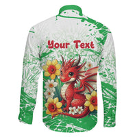Wales Saint David’s Day Personalized Family Matching Tank Maxi Dress and Hawaiian Shirt Funny Welsh Dragon Daffodil - Wonder Print Shop