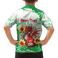 Wales Saint David’s Day Personalized Hawaiian Shirt Funny Welsh Dragon Daffodil - Wonder Print Shop