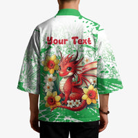 Wales Saint David’s Day Personalized Kimono Funny Welsh Dragon Daffodil - Wonder Print Shop