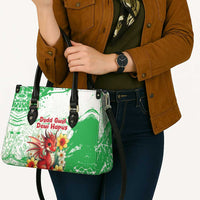 Wales Saint David’s Day Personalized Leather Bag Funny Welsh Dragon Daffodil - Wonder Print Shop