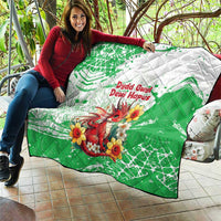Wales Saint David’s Day Personalized Quilt Funny Welsh Dragon Daffodil - Wonder Print Shop