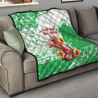 Wales Saint David’s Day Personalized Quilt Funny Welsh Dragon Daffodil - Wonder Print Shop