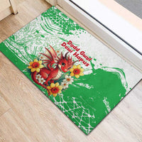 Wales Saint David’s Day Personalized Rubber Doormat Funny Welsh Dragon Daffodil - Wonder Print Shop