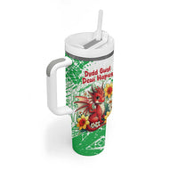 Wales Saint David’s Day Personalized Tumbler With Handle Funny Welsh Dragon Daffodil - Wonder Print Shop