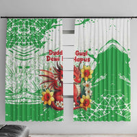 Wales Saint David’s Day Personalized Window Curtain Funny Welsh Dragon Daffodil - Wonder Print Shop