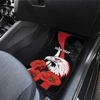 Personalized Poland Eagle Car Mats Rzeczpospolita Polska Poppy Flower