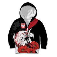 Personalized Poland Eagle Kid Hoodie Rzeczpospolita Polska Poppy Flower