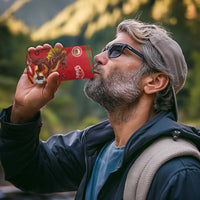 Custom Wales Football 4 in 1 Can Cooler Tumbler Y Ddraig Goch Ddyry Cychwyn