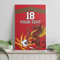 Custom Wales Football Canvas Wall Art Y Ddraig Goch Ddyry Cychwyn