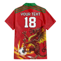 Custom Wales Football Family Matching Mermaid Dress and Hawaiian Shirt Y Ddraig Goch Ddyry Cychwyn