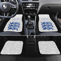 Custom England Fooball Car Mats The Three Lions Blue Version