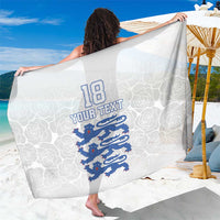 Custom England Fooball Sarong The Three Lions Blue Version