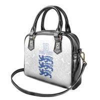 Custom England Fooball Shoulder Handbag The Three Lions Blue Version