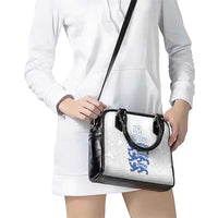 Custom England Fooball Shoulder Handbag The Three Lions Blue Version
