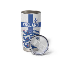 Custom England Fooball Tumbler Cup The Three Lions Blue Version