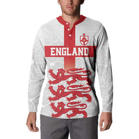 Custom England Fooball Button Sweatshirt The Three Lions Red Version