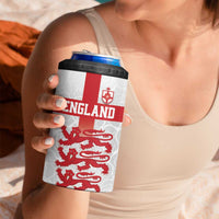 Custom England Fooball 4 in 1 Can Cooler Tumbler The Three Lions Red Version