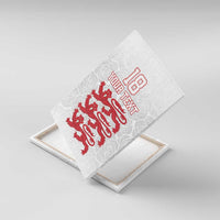 Custom England Fooball Canvas Wall Art The Three Lions Red Version