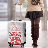 Custom England Fooball Luggage Cover The Three Lions Red Version