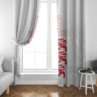Custom England Fooball Window Curtain The Three Lions Red Version