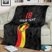 Custom Belgium Football Blanket De Rode Duivels