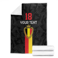 Custom Belgium Football Blanket De Rode Duivels