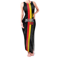 Custom Belgium Football Family Matching Tank Maxi Dress and Hawaiian Shirt De Rode Duivels
