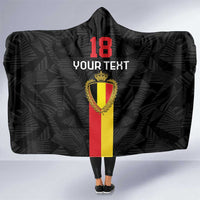 Custom Belgium Football Hooded Blanket De Rode Duivels