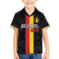 Custom Belgium Football Kid Hawaiian Shirt De Rode Duivels