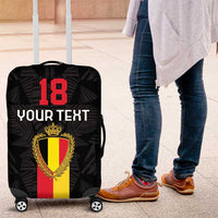Custom Belgium Football Luggage Cover De Rode Duivels