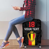 Custom Belgium Football Luggage Cover De Rode Duivels