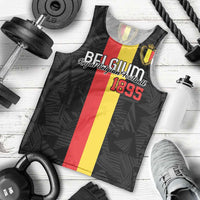 Custom Belgium Football Men Tank Top De Rode Duivels
