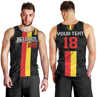 Custom Belgium Football Men Tank Top De Rode Duivels