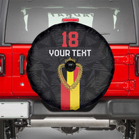 Custom Belgium Football Spare Tire Cover De Rode Duivels