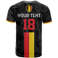 Custom Belgium Football T Shirt De Rode Duivels