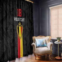 Custom Belgium Football Window Curtain De Rode Duivels