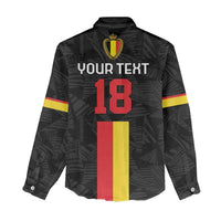 Custom Belgium Football Women Casual Shirt De Rode Duivels
