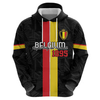Custom Belgium Football Zip Hoodie De Rode Duivels