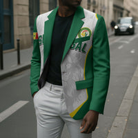 Custom Senegal Football 2026 Blazer Proud Lions of Teranga Spirit