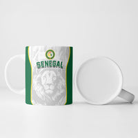 Custom Senegal Football 2026 Ceramic Mug Proud Lions of Teranga Spirit