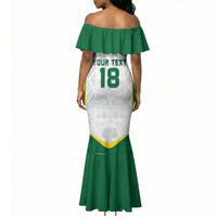 Custom Senegal Football 2026 Mermaid Dress Proud Lions of Teranga Spirit