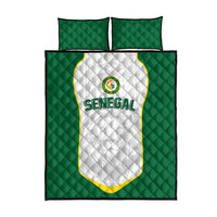 Senegal Football 2026 Quilt Bed Set Proud Lions of Teranga Spirit