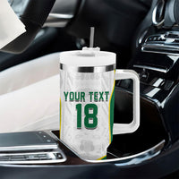 Custom Senegal Football 2026 Tumbler With Handle Proud Lions of Teranga Spirit